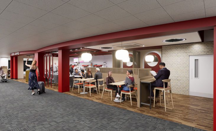 Costa Coffee Glasgow Airport (Render Impression)