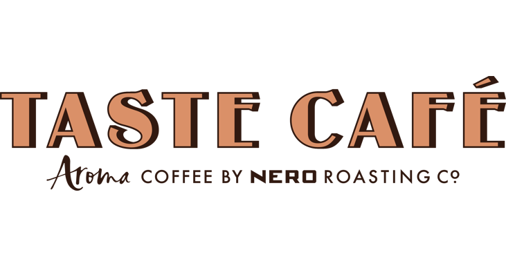 TASTE CAFE LOGO WITH TAGLINE 300DPI